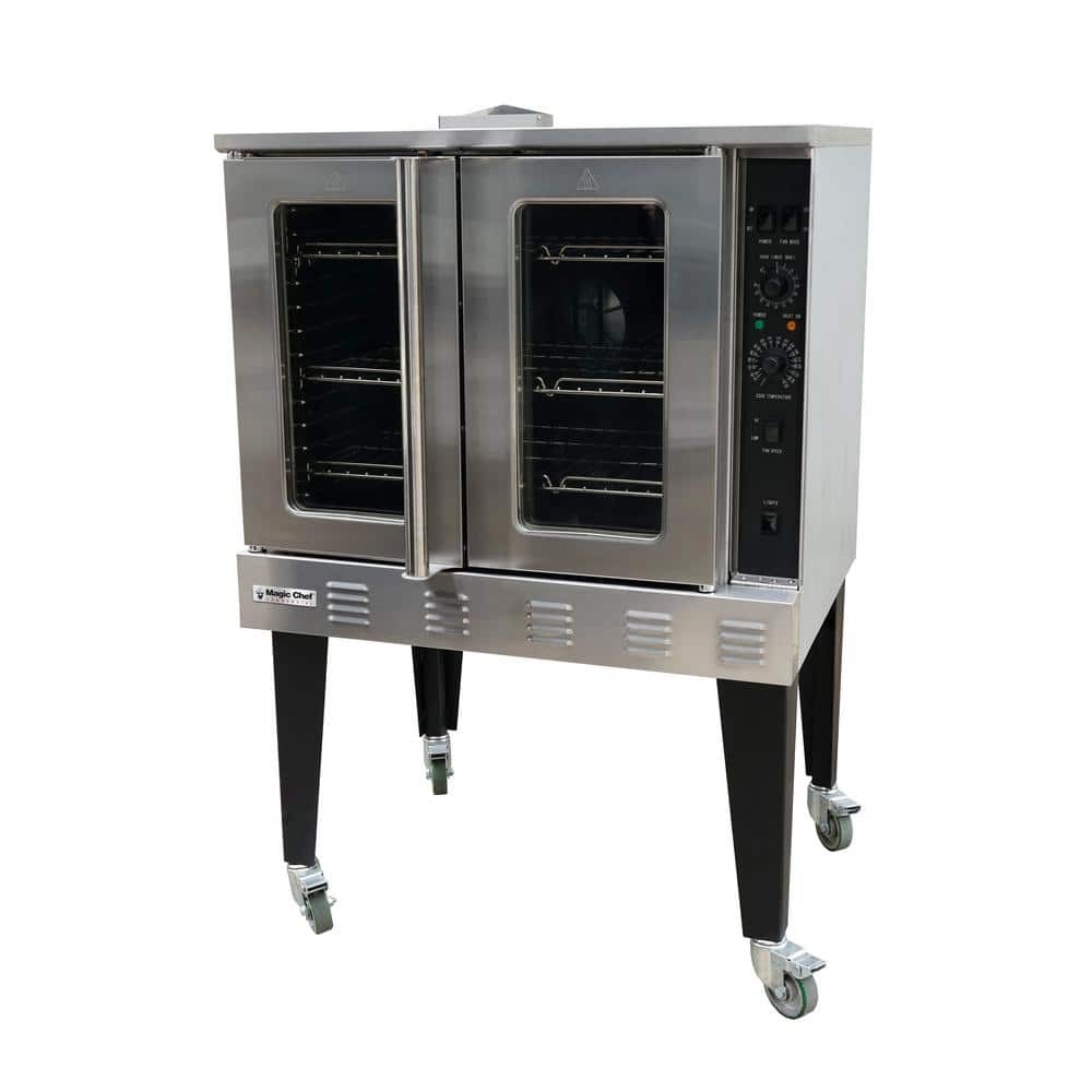 Magic Chef 38 in. Commercial Convection Oven in Stainless Steel