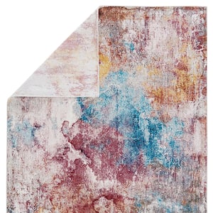 Vibe Comet Multicolor/Red 10 ft. x 14 ft. Abstract Rectangle Area Rug