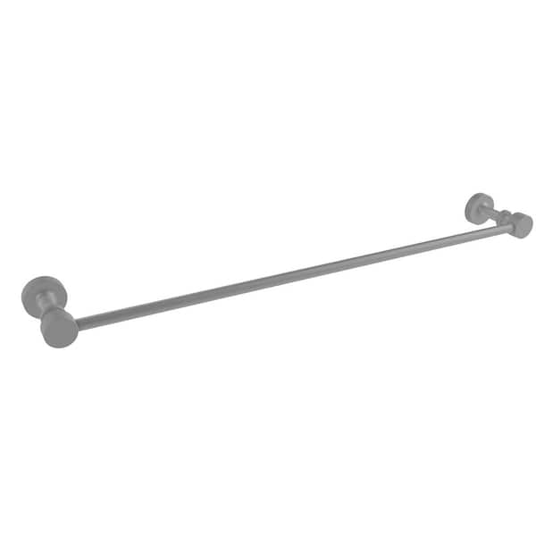 Allied Brass Foxtrot Collection 18 in. Wall Mounted Towel Bar in Matte Gray