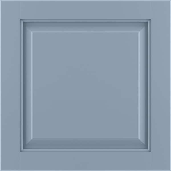 American Woodmark Westerly 11 9/16-in. W x 3/4-in. D x 11 1/2-in. H in Painted Mist Cabinet Door Sample