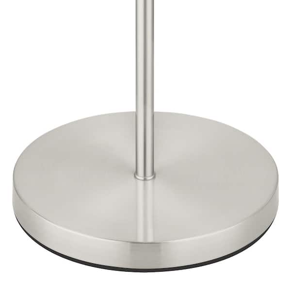 Hampton Bay 70 in. Brushed Nickel 1-Light Torchiere Floor Lamp