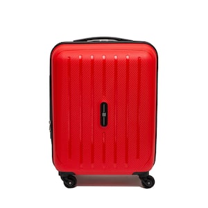 Pure 21 in. Red Carry-On Rolling Suitcase