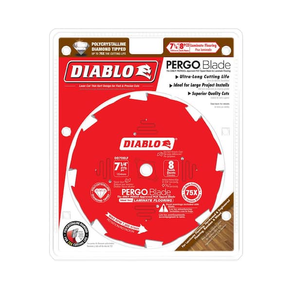 DIABLO 7-1/4in. x 8-Teeth PERGOBlade Saw Blade for Laminate and