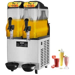 2 oz. x 405 oz. Commercial Slush Machine Margarita Smoothie Frozen Drink 900-Watt Stainless Steel Snow Cone Machine