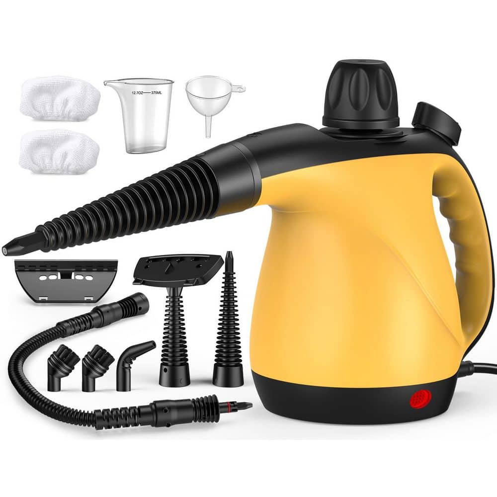 Pressurized Handheld Corded Steam Cleaner with 11 PCS Accessories for Tile, Grout, Carpet, Upholstery, Windows, Car price history on PriceWatchPro