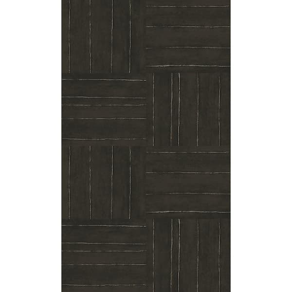Seabrook Designs Nightfall Plaza Geometric Unpasted Paper Nonwoven Wallpaper Roll 57.5 sq. ft.