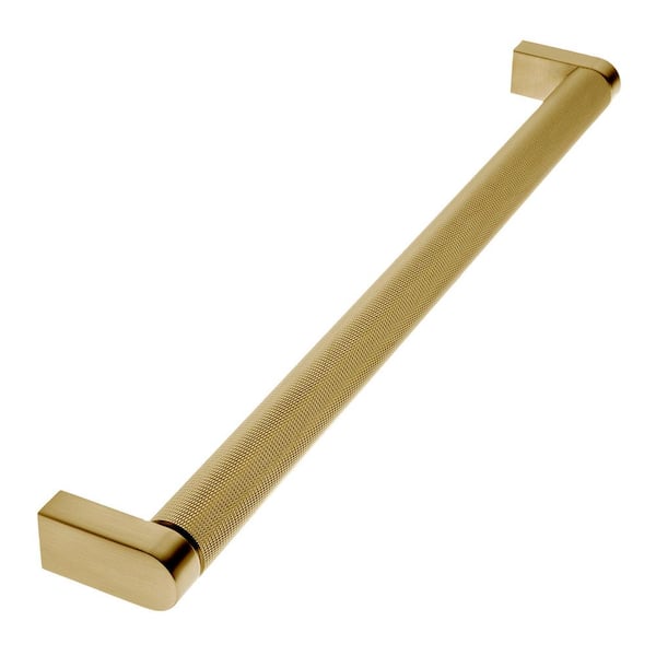 Sumner Street Home Hardware Kent Knurled 16 in. (406 mm) Center-To-Center Satin  Brass Appliance Pull RL001066 - The Home Depot