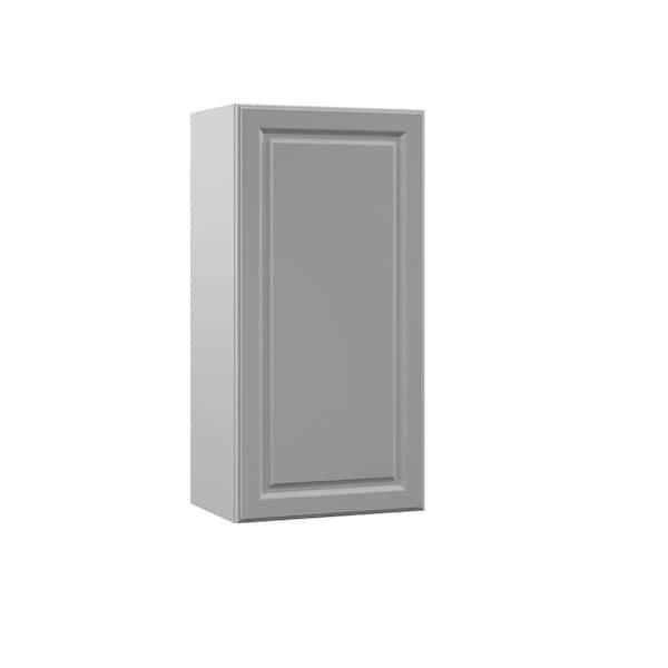 Designer Series Elgin Assembled 18x36x12 in. Wall Kitchen Cabinet in Heron Gray