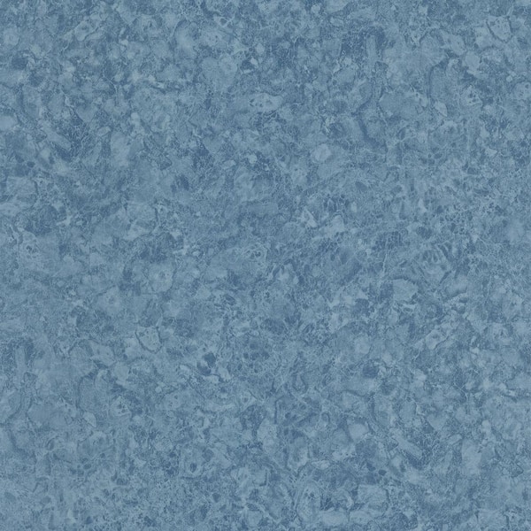 The Wallpaper Company 56 sq. ft. Blue Marble Wallpaper