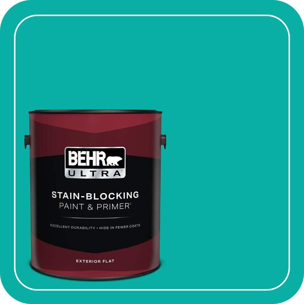 1 gal. #490B-5 Cozumel Flat Exterior Paint & Primer price history on PriceWatchPro