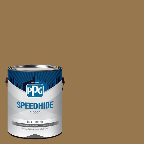 SPEEDHIDE 1 gal. PPG1092-7 Weathered Wicker Eggshell Interior Paint