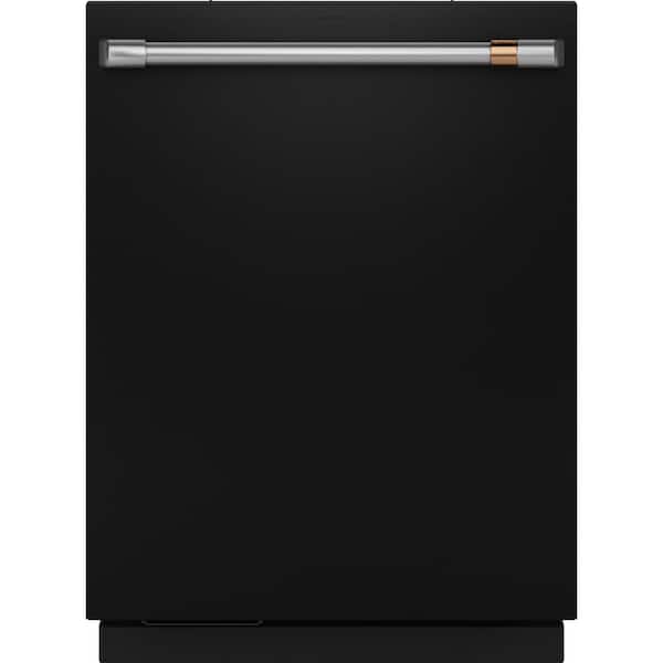 24 in. Custom Fit Top Control Smart Dishwasher in Matte Black with Stainless Interior, Ultra Wash, LED Lights, 39 dBA