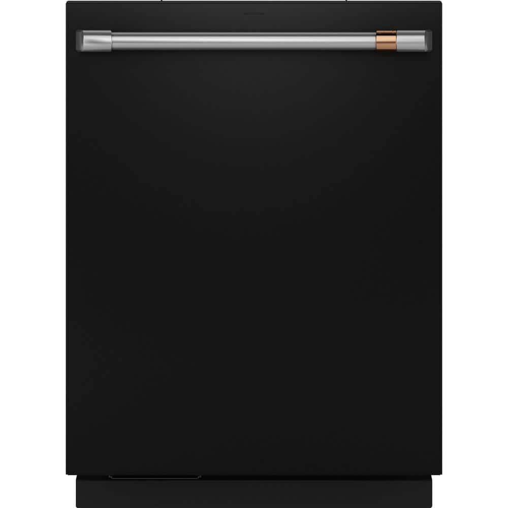 24 in. Custom Fit Top Control Smart Dishwasher in Matte Black with Stainless Interior, Ultra Wash, LED Lights, 39 dBA