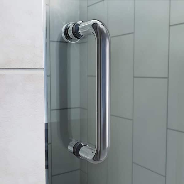 Flex 38 to 42 in. x 72 in. Framed Pivot Shower Door in Chrome