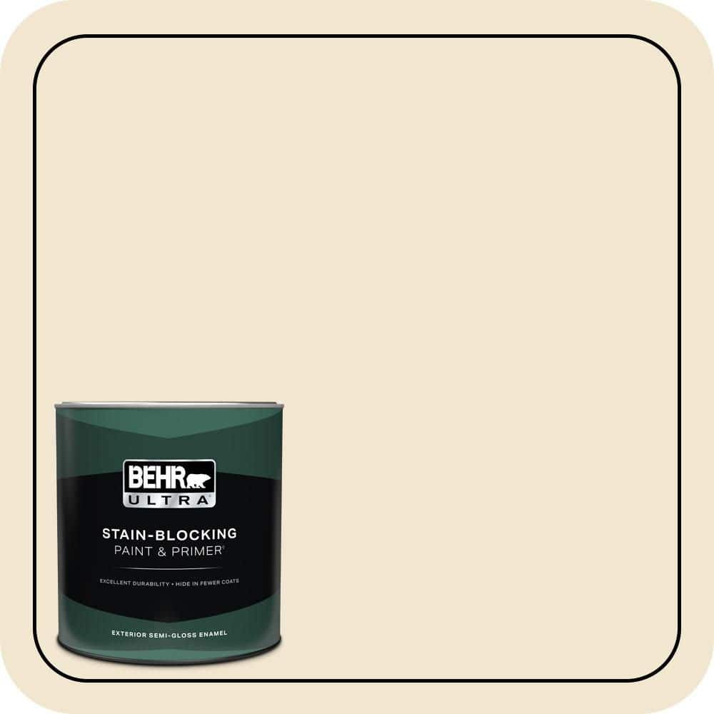 1 qt. #330E-1 Informal Ivory Semi-Gloss Enamel Exterior Paint & Primer price history on PriceWatchPro