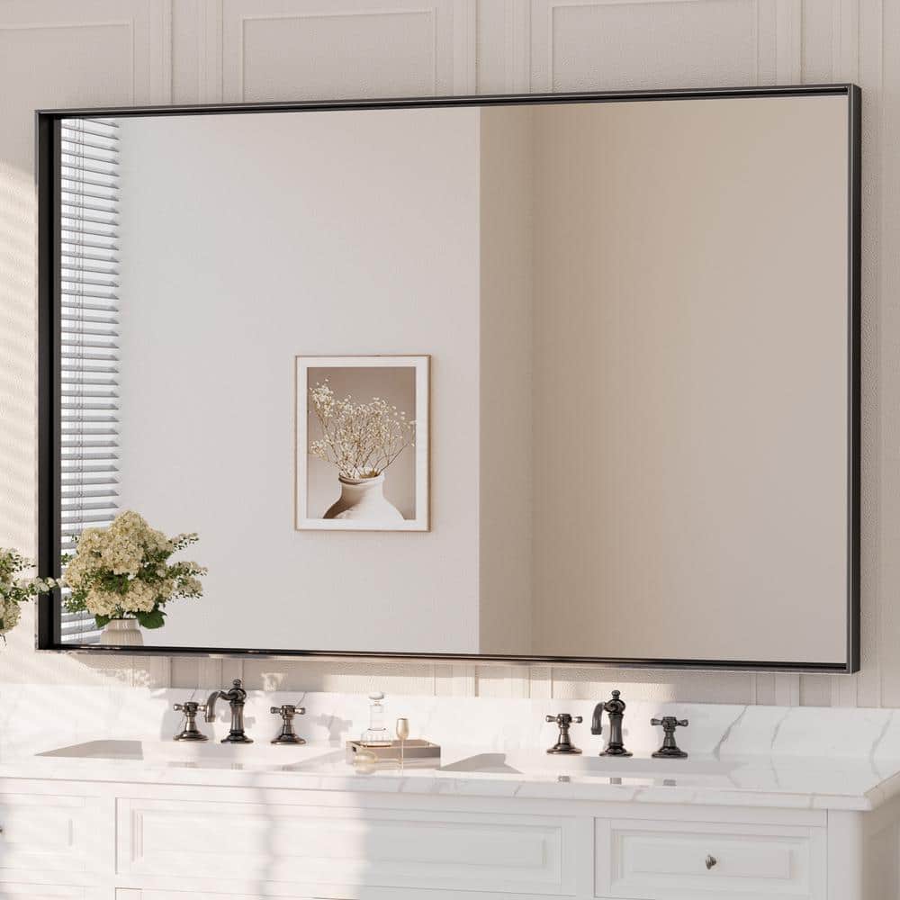 Reviews for KeonJinn 55 in. W x 36 in. H Rectangular Framed Aluminum