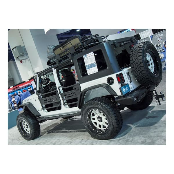 Aries Black Steel Rocker Step Guard Running Boards, Select Jeep