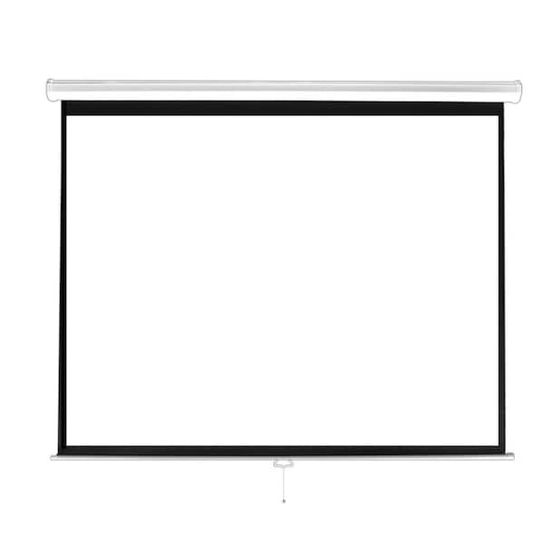 Pyle 84 in. Universal Pull-Down Manual Projection Screen