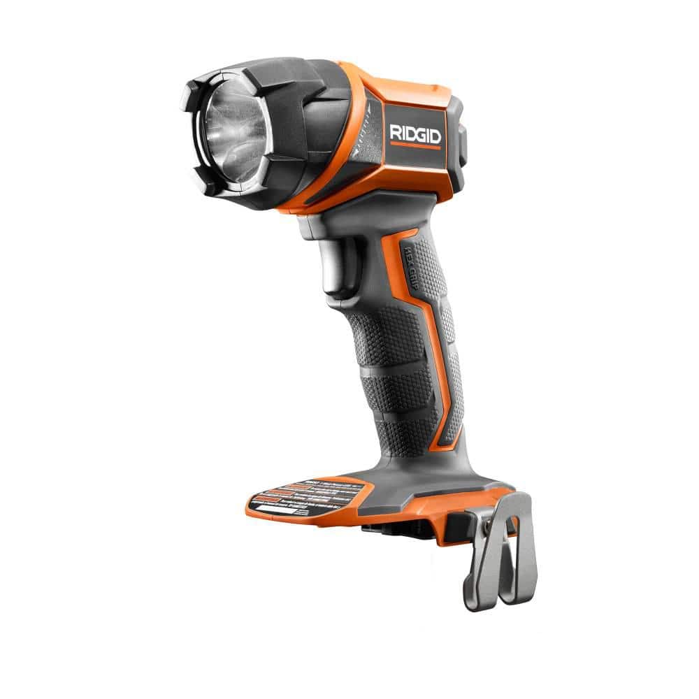 RIDGID 18-Volt LED Work Light (Tool-Only) R8693B - The Home Depot