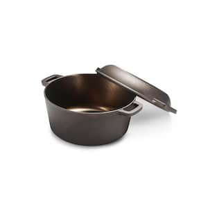 5-qt. Cast Iron Dutch Oven with 10.25-Inch Skillet Lid, Pre-Seasoned Cast Iron Cookware