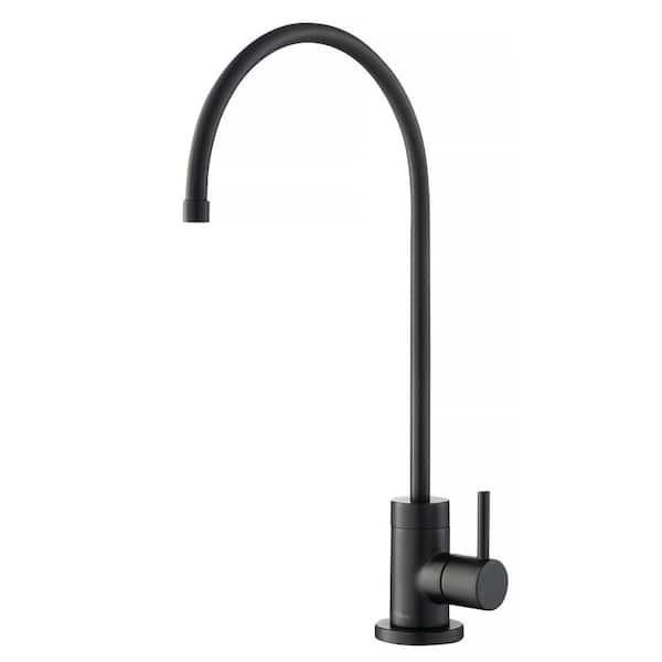 KRAUS Purita Single-Handle Water Dispenser Faucet for Water Filtration System in Matte Black