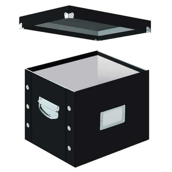 Snap-N-Store Letter Size File Box in Black