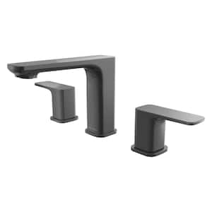 Corsica 2-Handle 8" Widespread Bathroom Faucet in Gun Metal