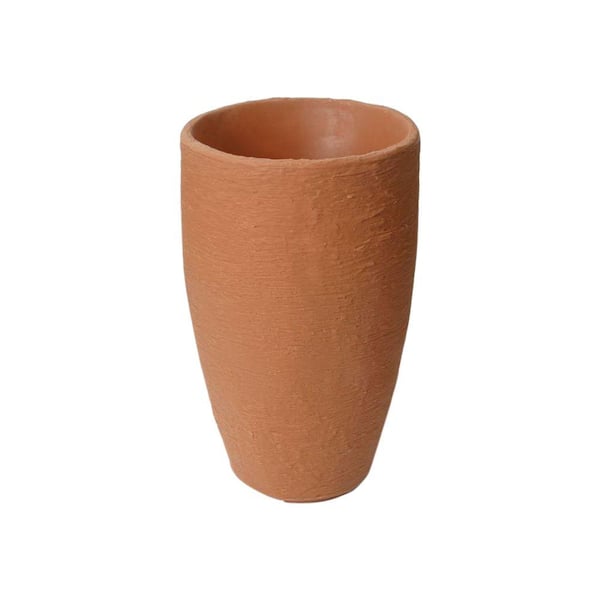 Algreen Athena 24.5 in. x 15 in. Terra Cotta Self-Watering Plastic Planter