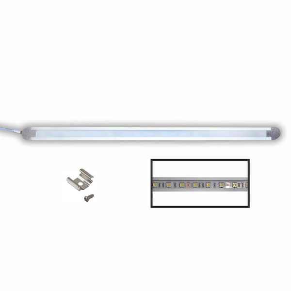 Unbranded 24 in. LED Silver 350-Lumens Under Cabinet Lighting Kit in Natural Daylight