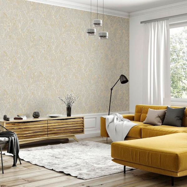 Arthouse Evonne Neutral Marble Patina Wallpaper AH296804 - The Home Depot