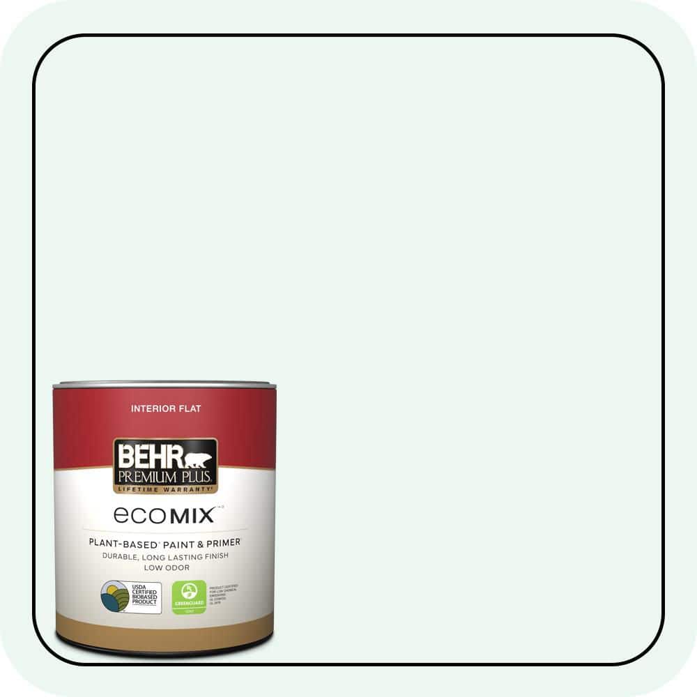 1 qt. #PPL-15 Icy Wind Flat EcoMix Plant-Based Interior Paint & Primer price history on PriceWatchPro