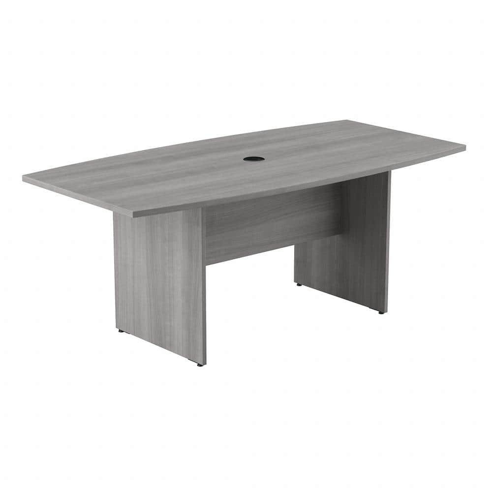 UPC 042976134280 product image for 71.54 in. Boat Top Platinum Gray Conference Table Desk | upcitemdb.com