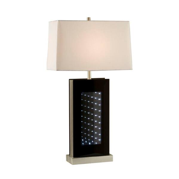 Filament Design Astrulux 28 in. Silver Black Table Lamp