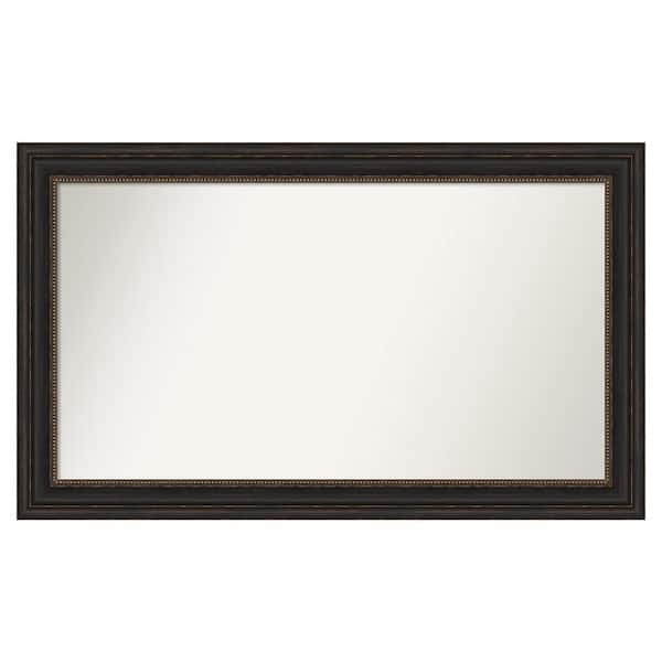 Amanti Art Accent Bronze 45 in. x 27 in. Custom Non-Beveled Polystyrene Antique Framed Bathroom Vanity Wall Mirror