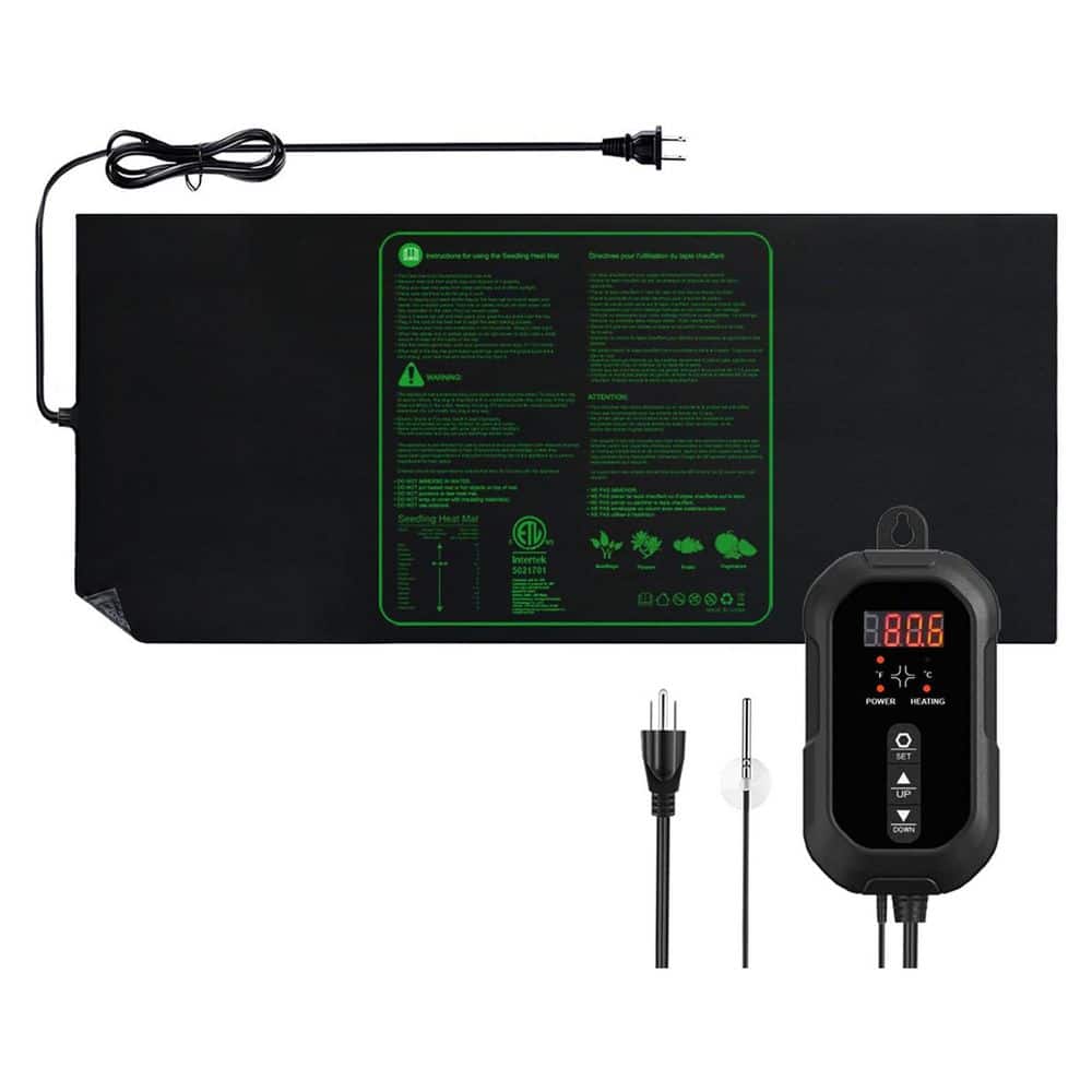 48 in. x 20 in. Seedling Heat Mat w Digital Thermostat Set ETL Certified Waterproof for Germination Indoor Gardening price history on PriceWatchPro