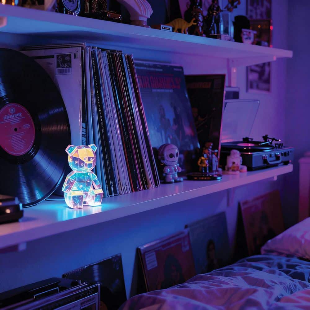 BETTERBEAM Prisma Multicolor Integrated LED Teddy Bear Night Light