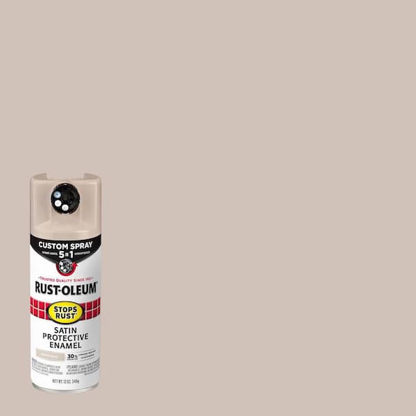 Rust-Oleum Stops Rust 12 oz. Custom Spray 5-in-1 Satin French Beige Spray Paint