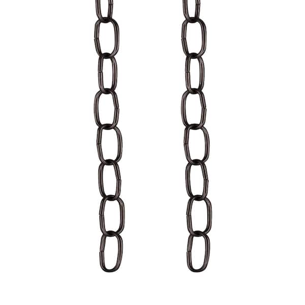 Aspen Creative Corporation 36 in. 11-Gauge Oil Rubbed Bronze Light Fixture Chain (2-Pack)