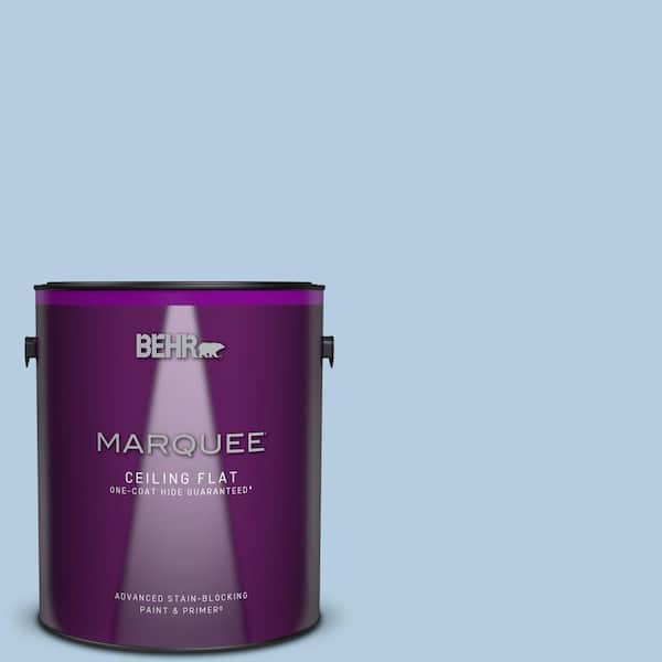 1 gal. #PPU14-14 Crystal Waters Ceiling Flat Interior Paint & Primer