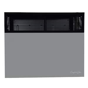 Direct Vent PROPANE Gas Wall Furnace with Thermostat. 17,000 BTU's. Professional Vent Kit Included. Gray/Black