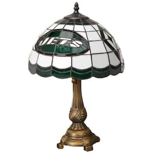 NFL - 19.5 in. Antique Bronze Lions Tiffany Table Lamp