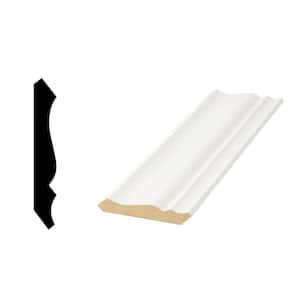 WM 49 19/32 in. x 3-5/8 in. x 96 in. Primed MDF Crown Moulding