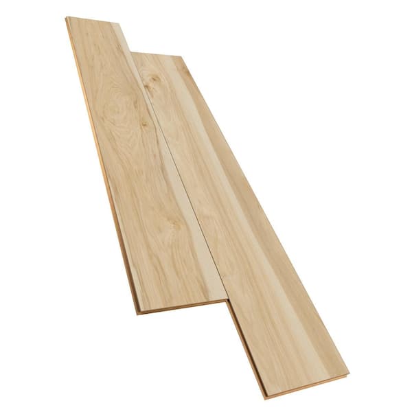 TrafficMaster Milo Valley Hickory 8 mm T x 8.03 in W Water Resistant Laminate Wood Flooring (21.3 sqft/case)