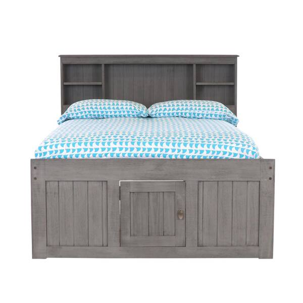 Platform Bed Charcoal Gray, Charcoal Bed Frame With Drawers