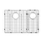 Cervantes Wire Grid for Double Bowl Kitchen Sinks in Stainless Steel