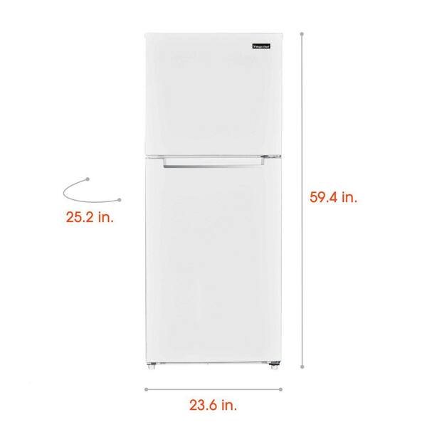 Magic Chef 10.1 cu. ft. Top Freezer Refrigerator in White