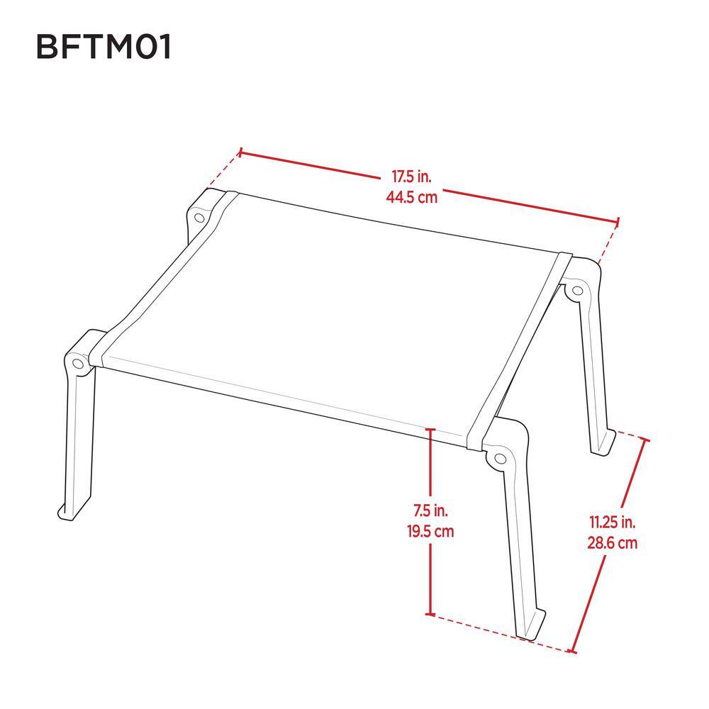 Blue Ultra Compact Fabric Folding Camping Table
