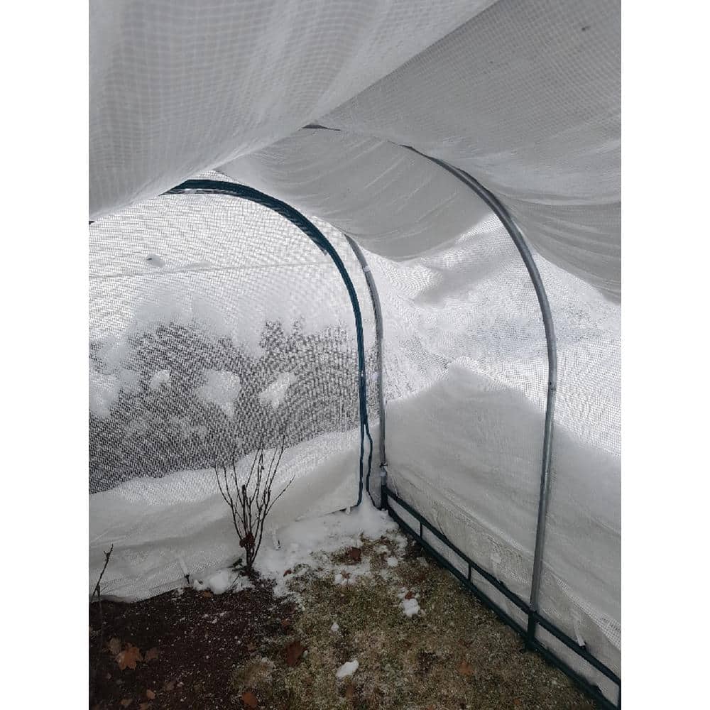 6' x 8' Clear Polyethylene Walk-In Greenhouse with Steel Frame