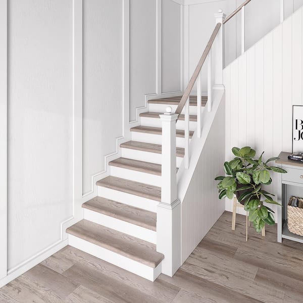 ✳︎Stina レオタード✳︎ type I drop / L size Retrofit Stair Tread, Solid Hardwood, 0.625 in. x 11.5 in