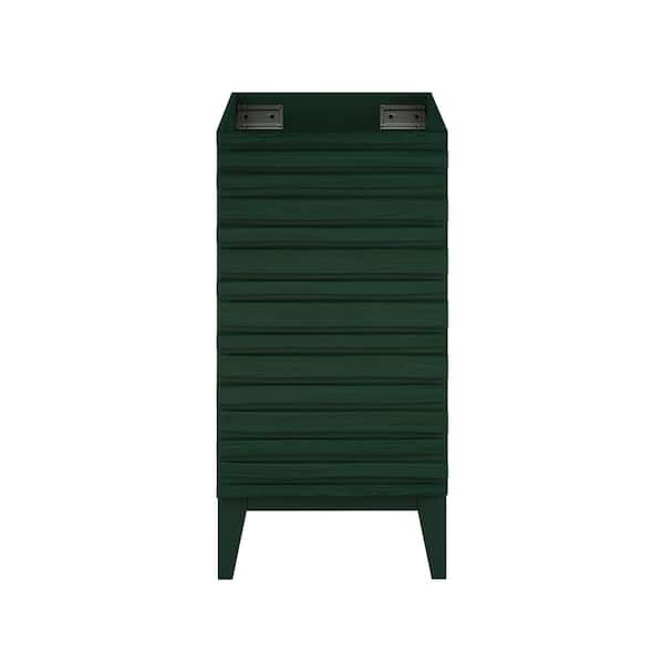 Cascade 18 in. Freestanding Bath Vanity Cabinet without Top in Green Oak
